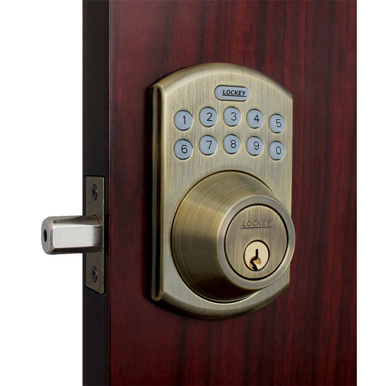 Lockey USA Keyless Entry Deadbolt with Bluetooth Capability & Reviews